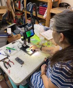 Andonstar 5 inch Screen 1080P Digital Microscope HDMI Microscope for Circuit Board Repair Soldering Tool ADSM302 62 81aNRop8AHL