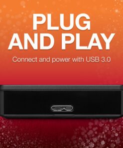 Seagate Backup Plus Portable 4TB External Hard Drive HDD – Black USB 3.0 for PC Laptop and Mac, 2 Months Adobe CC Photography (STDR4000100) 35 81aNcr3qWXL