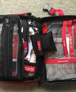 Surviveware Comprehensive Premium First Aid Kit Emergency Medical Kit for Trucks, Cars, Camping, Office and Sports and Outdoor Emergencies - Large 200 Piece Set Regular 40 81aNg7g8UFL