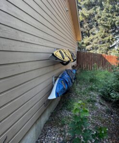 Best Marine and Outdoors Kayak Storage Rack, 2 Premium Wall Mount Racks for Kayaks & SUP Paddle Boards, 125lb Weight Capacity, Indoor Outdoor Paddleboard & Kayaking Accessories 42 81aOphu3DrL 1