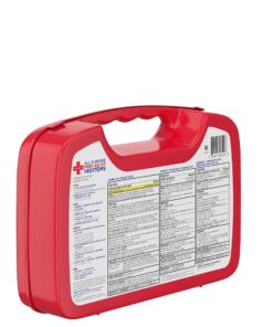 Johnson & Johnson All-Purpose Portable Compact First Aid Kit for Minor Cuts, Scrapes, Sprains & Burns, Ideal for Home, Car, Travel and Outdoor Emergencies, 140 Pieces Original Version 140 Piece Set 39 81aSOu36KoL