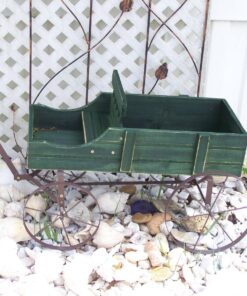 Collections Etc Amish Wagon Decorative Indoor/Outdoor Garden Backyard Planter, Green 43 81aU77fKcoL