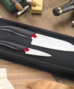 Alternative view of Kyocera Revolution 2-Piece Ceramic Set: Chef Knife for Your Cooking Needs, 5.5 INCH, 3 INCH, White
