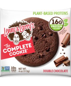 Lenny & Larry's The Complete Cookie, Double Chocolate, Soft Baked, 16g Plant Protein, Vegan, Non-GMO, 4 Ounce (Pack of 12) 13 81aVTWTlv8L