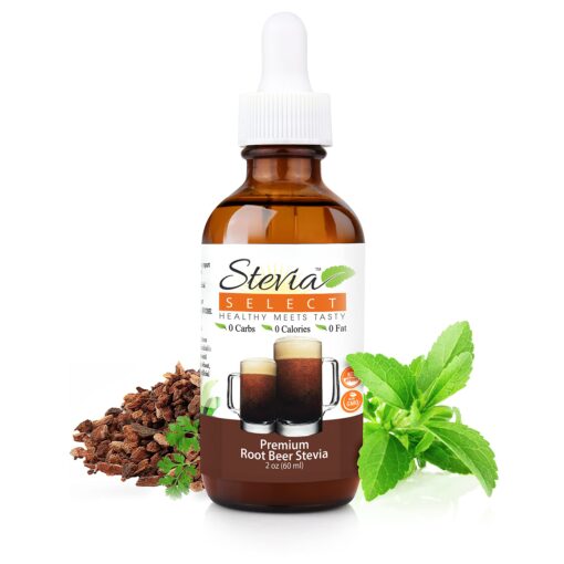 Stevia Select Root Beer Extract Stevia Water Flavor - Zero Calorie Sweetener - All Natural Liquid Stevia Water Enhancer - Keto Sugar Stevia Liquid - Keto Sweetener & Sugar Alternative 2 Oz 2 Fl Oz (Pack of 1)