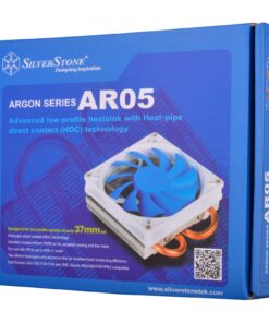 Silverstone Tek Low-Profile Heatsink CPU Cooler with 92mm PWM Fan, Two 6mm Heat Pipes, Intel LGA1155/1156/1150 and AMD AM2/AM3/FM1/FM2 AR05 AR05 - 37mm tall Low Profile Cooler 29 81aWA21S93L