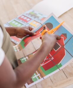 Melissa & Doug Scissor Skills Activity Book With Pair of Child-Safe Scissors (20 Pages), 11.25 x 8.2 x 0.7 36 81aXQwN57AL