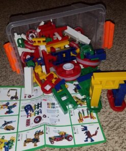 Whirligig STEM Toys for Girls & Boys | Building Blocks for 5 Year Old+ | Creative Construction Educational Engineering Set | 106 Pieces | Best Kids Gift Kit for Ages 5, 6, 7, 8, 9, 10 Yr. 40 81aXdSjUAxL