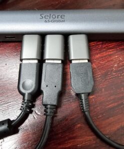 Syntech USB C to USB Adapter Pack of 2,USB C to USB3.0 Female Adapter Compatible with iPhone 15 MacBook Pro Air, other Type C or Thunderbolt Devices Space Grey 32 81aYoc2ffAL