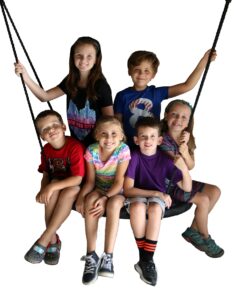 M & M Sales Enterprises MM00124Web Riderz Outdoor Swing N' Spin- Safety Rated to 600 lb, 39 inch Diameter, Adjustable Hanging Ropes, Ready to Hang and Enjoy as a Family, Black 35 81aZ RLSKNL 3