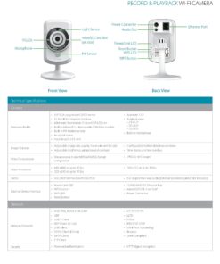 D-Link Record & Playback Wi-Fi Camera with Remote Viewing (DCS-942L) (Discontinued by Manufacturer) Day/Night + SD 21 81aaOszz16L