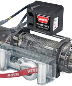 Alternative view of WARN 26502 M8000 Series Electric 12V Winch with Steel Cable Wire Rope: 5/16" Diameter x 100' Length, 4 Ton (8,000 lb) Pulling Capacity