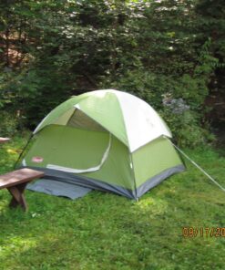 Coleman Sundome Camping Tent, 2/3/4/6 Person Dome Tent with Snag-Free Poles for Easy Setup in Under 10 Mins, Included Rainfly Blocks Wind & Rain, Tent for Camping, Festivals, Backyard, Sleepovers Palm Green 3 Person 37 81abaODCWTL