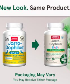 Jarrow Formulas Baby’s Jarro-Dophilus + GOS Supplement - 3 Billion CFU Per Serving - Multi-Strain Infant Probiotics Formula - Supports Intestinal Health - 2.5 oz Powder 71 Servings (Pack of 1) 9 81ac6jf5HlL
