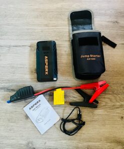 ASPERX Jump Starter, 1500A Peak Battery Jump Starter for Up to 7.0L Gas or 5.5L Diesel Engine, 12V Portable Battery Starter with 1.4 INCH LCD Display Black-C 82 81acGcrg6kL