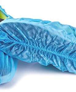 G & F Products - 13033 Premium 100 Pack (50 Pairs ) Disposable Boot & Shoe Covers Slip - Resistant fits up to size 11 US Men and 13 US Women, Blue, Large Slip-resistant Large 100 Pack 25 81adBA 6UbL 3