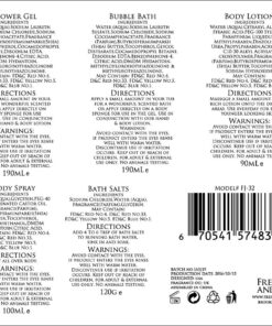 Home Spa Bath Basket French Vanilla Bath & Body Essential Aromatherapy Holiday Set for Women, with Shower Gel, Bubble Bath, Bath Salt, Body Lotion, Body Spray in Natural Wood Curio 12 81adu99zAbL