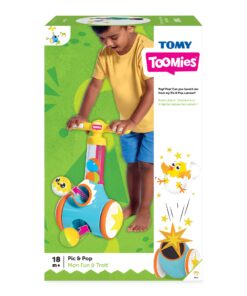 Tomy Toomies Pic & Pop Push Along Baby Toy | Toddler Ball Popper with Ball Launcher and Collector | Suitable for 18 Months, 2 & 3 Year Old Boys & Girls ,Multicoloured,E71161 Pic 'n' Pop 16 81ag9THP5TL