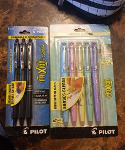 Pilot, FriXion Light Pastel Erasable Highlighters, Chisel Tip, Pack of 5, Pastel Blue, Pink, Yellow, Green & Purple. 5-Pack 44 81agBBJmKcL 1