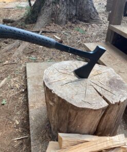 Estwing Special Edition Camper's Axe - 16" Hatchet with Forged Steel Construction & Shock Reduction Grip - E44ASE, Black-Special Edition 16" (Inches) Special Edition 12 81agW2Ww5qL