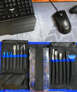 80 IN 1 Professional Computer Repair Tool Kit, Precision Screwdriver Set with 56 Bits, Magnetic screwdriver set Compatible for Laptop, PC, MacBook, Tablet, iPhone, PS4, and Other Electronic Repair Blue 48 81ageIDKGAL