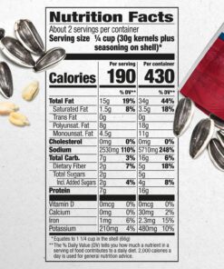 DAVID Seeds Sweet and Salty Salted and Roasted Jumbo Sunflower Seeds, 5.25 OZ Bags, 12 Pack 5.25 Ounce (Pack of 12) 20 81ajPBBS0cL