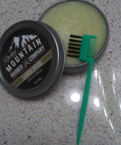 Beard Balm – Sandalwood Blend - Rocky Mountain Barber – with Nutrient Rich Bees Wax, Jojoba, Shea Butter, Coconut Oil – Contains Real Sandalwood Essential Oil 17 81ak0cJO1ZL