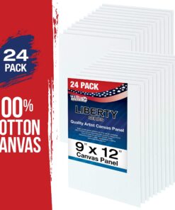 Alternative view of US Art Supply 9 X 12 inch Professional Artist Quality Acid Free Canvas Panels 12-Pack (1 Full Case of 12 Single Canvas Panels) 9" x 12"