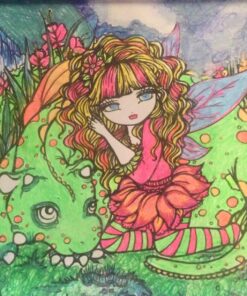 Mermaids, Fairies, & Other Girls of Whimsy Coloring Book: 50 Fan Favs 58 81alVC9ydpL