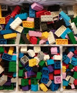 SCS Direct Building Block Bricks- Set of 1000 Pc Bulk Set-10 with 54 Roof Pieces- Compatible & Tight Fit with All Major Brands- Great for Activity Tables, Creativity & School Projects 60 81an3XNUSVL 2