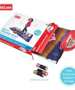 Piano Mat for Kids, 10 Selectable Sounds + Play -Record -Playback -Demo-mode, Heavy Duty Material Piano Mat 16 81aoo8cTDZS