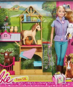 Barbie Careers Farm Vet Doll & Playset 17 81apIvMMgXL