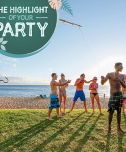 Tiki Toss Ring Toss Game for Adults & Kids - Hook and Ring Games with String and Hooks for Indoor Use, Man Cave Decor & Stuff, Gifts for Men Original 27 81apslCh5GL