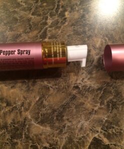 SABRE Lipstick Pepper Spray, Protect Against Multiple Threats with 12 Bursts, UV Marking Dye, The Most Discreet Pepper Spray Design, Pink 42 81aqs7jGYnL
