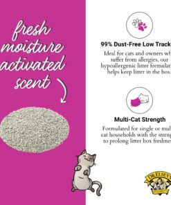 Dr. Elsey's Premium Clumping Cat Litter | Ultra Scented | 99.9% Dust-Free, Low Tracking, Hard Clumping, Superior Odor Control, Natural Ingredients & Moisture-Activated Scent 40 Lb / 18.14 Kg 19 81arAm9pXL