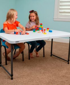 Lifetime Height Adjustable Craft Camping and Utility Folding Table 34 81arKymXyL