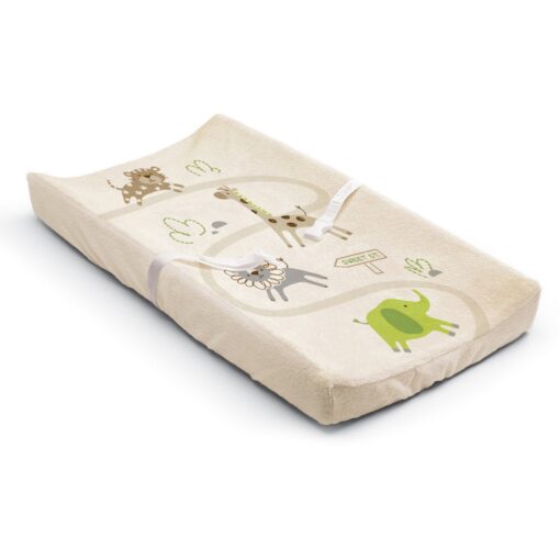 Summer Infant Ultra Plush Changing Pad Cover, Safari 1 Count (Pack of 1)