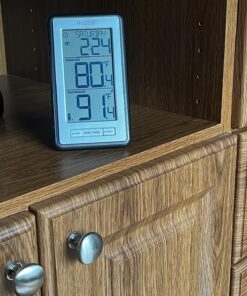 La Crosse Technology WS-9160UV3 Wireless Digital Thermometer Titanium 30 81arXg9AOsL