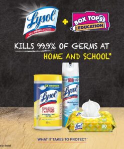 Lysol Disinfecting Wipes, Lemon & Ocean Breeze, 320ct (4x80ct), Cleaning Wipes, Cleaning Supplies, Packaging May Vary, 80 Count (Pack of 4) 80 Count (Pack of 4) 20 81asRphc7IL