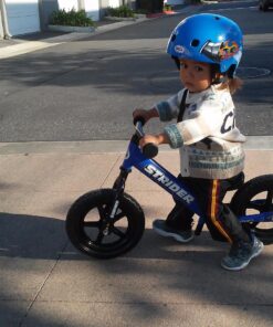 Strider 12” Classic Bike - No Pedal Balance Bicycle for Kids 18 Months to 3 Years - Includes Built-In Footrest, Handlebar Grips & Flat-Free Tires N 25 81asgqWWRvL