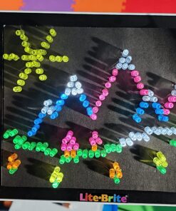 Lite-Brite Classic, Favorite Retro Toy - Create Art with Light, STEM, Educational Learning, Holiday, Birthday, Gift, Boys, Kid, Toddler, Girls Age 4+ Lite Brite Classic 31 81asy1kssWL