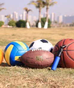 MIRACOL Dual Action Ball Pump with 5 Replacement Needles, Sturdy and Portable Design Air Pumps, Best for Basketball, Soccer, Volleyball, Rugby and Other Inflatables 15 81atX1XFWHL