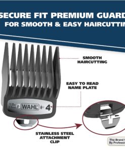 Wahl USA Elite Pro High-Performance Corded Home Haircut & Grooming Kit for Men – Electric Hair Clipper – Model 79602M Black 46 81atuxuS1RL