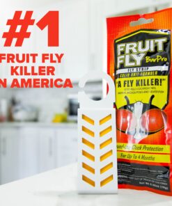 Fruit Fly BarPro – 4 Month Protection Against Flies, Cockroaches, Mosquitos & Other Pests. Fly Traps for Indoors. Better Than a Fly Trap. Better Than Fly Traps Outdoor. Better Than Mosquito Zapper 5 13 81au1bOK nL