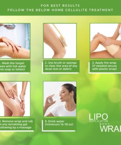 Ultimate Body Applicator Lipo Wrap Works For Body Firming Cellulite Reducing Toning Contouring 4 Wraps 4 Count (Pack of 1) 26 81au2liVxWL