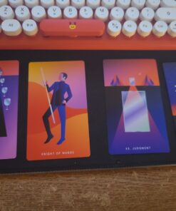 Mystic Mondays Tarot: A Deck for the Modern Mystic (Tarot Cards and Guidebook Set, Card Game Gifts, Arcana Tarot Card Set) 43 81awyOlYfjL