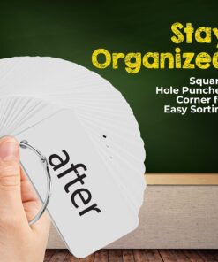 Star Right Education Sight Words Flash Cards, 169 Sight Words and Sentences With 2 Rings 24 81ay5C9GCGL