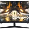 SAMSUNG 32" Odyssey G55A QHD 165Hz 1ms FreeSync Curved Gaming Monitor with HDR 10, Futuristic Design for Any Desktop, LS32AG550ENXZA 32-inch G50A (2022 refresh) QHD, 165Hz Curved 5 81ayL6ii9L