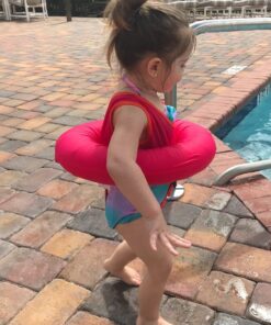 SwimSchool TOT Swim Trainer Vests for Toddlers Ages 2-4 – Boys/Girls – Multiple Colors/Styles – Learn to Swim Pool Floaties TOT Swim Trainer, Red/Berry 22 81az1av7f3L