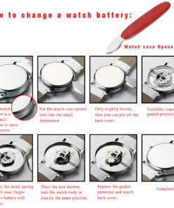 Men's Watch Oversize Steampunk Dual Time Zone Four Dial Big Face Soft Leather Band Policy Army Compass Thermometer Decorative Dial Cool Wrist Watch Christmas brown 20 81b22Xo9irS